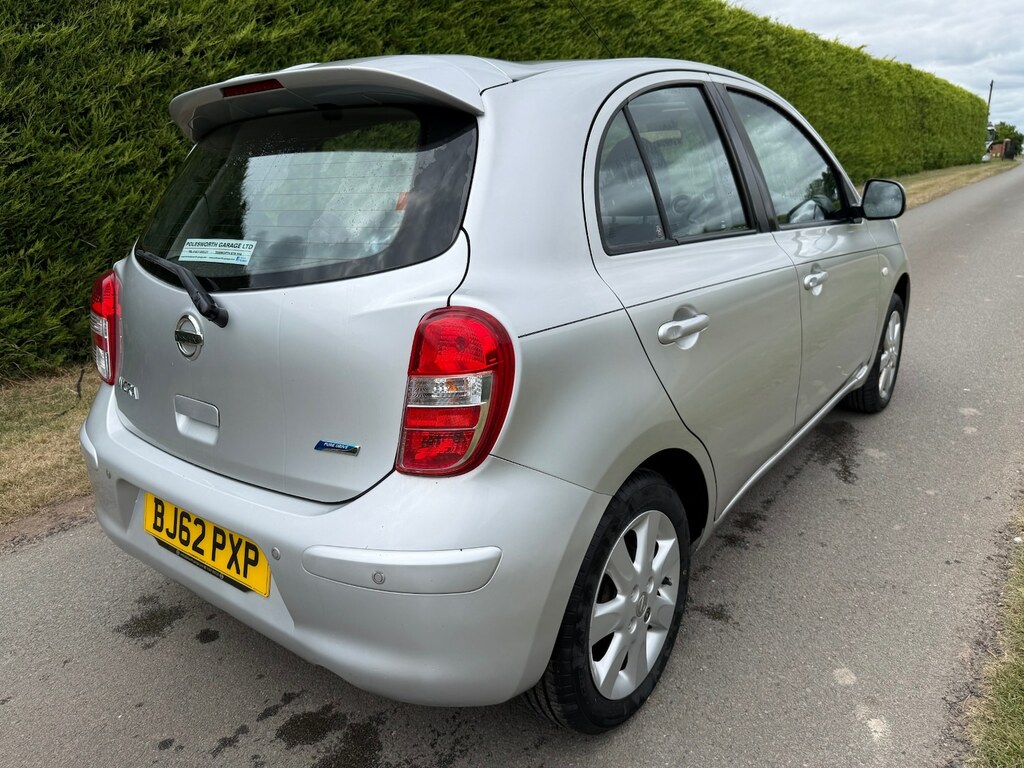 Nissan Micra 1.2 12V Acenta Euro 5 White #7