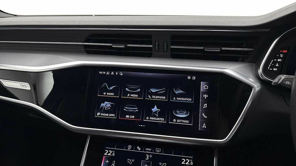 Audi A6 Saloon 40 Tdi Quattro Black Edition S Tronic Cs Silver #8