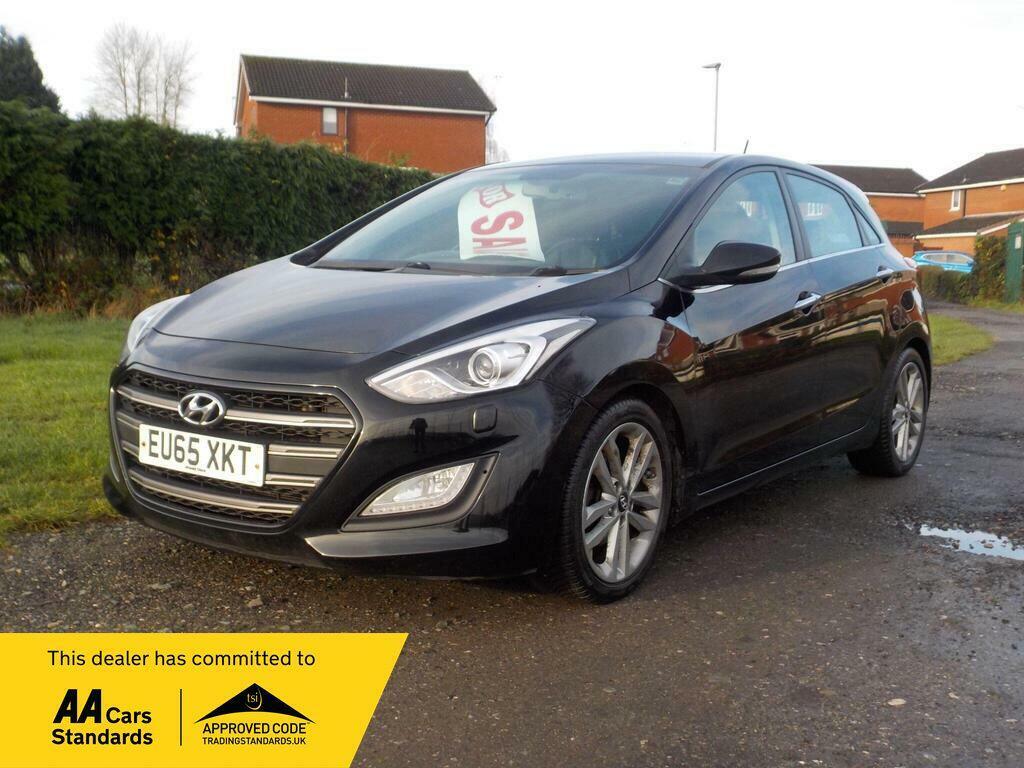 Hyundai I30 1.6 Crdi Blue Drive Premium Euro 6 S S EU65XKT Black