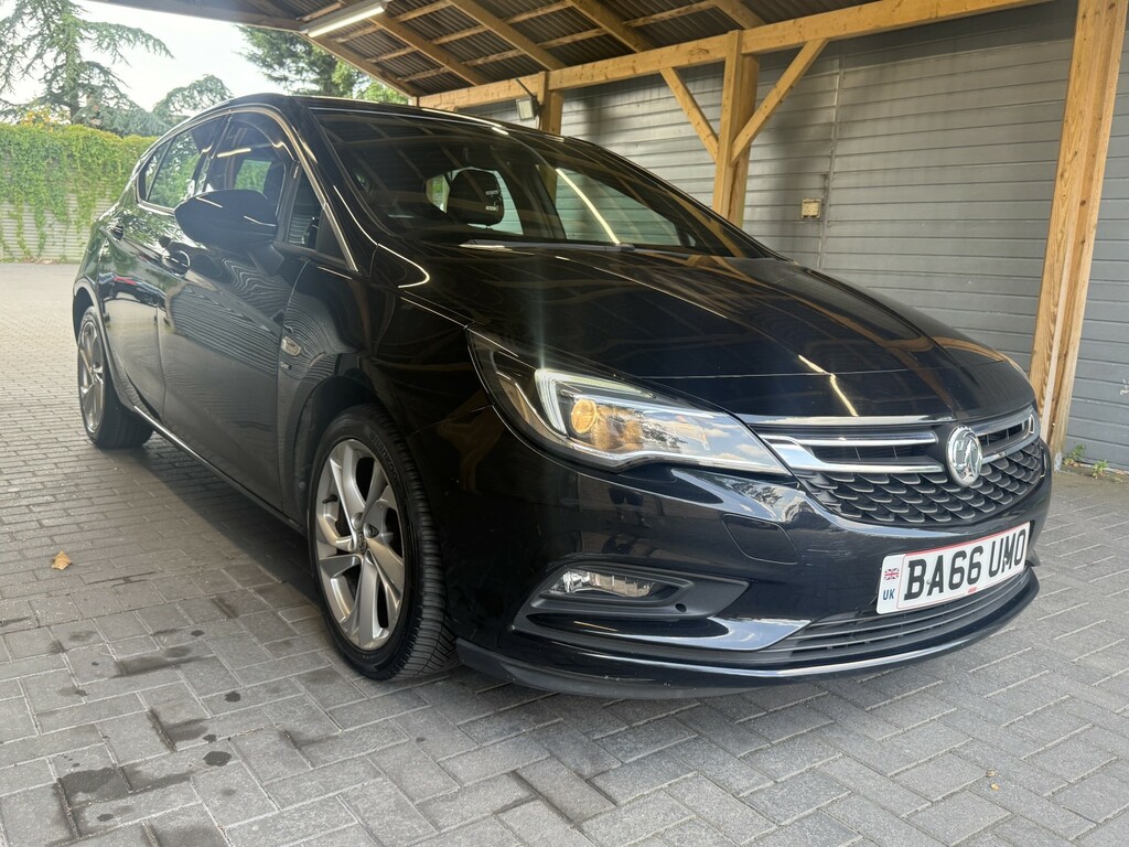 Vauxhall Astra Hatchback 1.4 I Turbo Sri 201766 BA66UMO Black #3