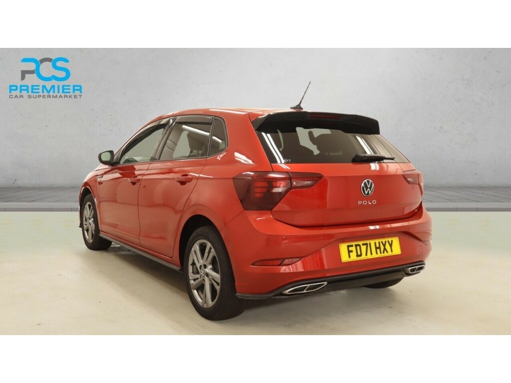 Volkswagen Polo Tsi R-line Red #3