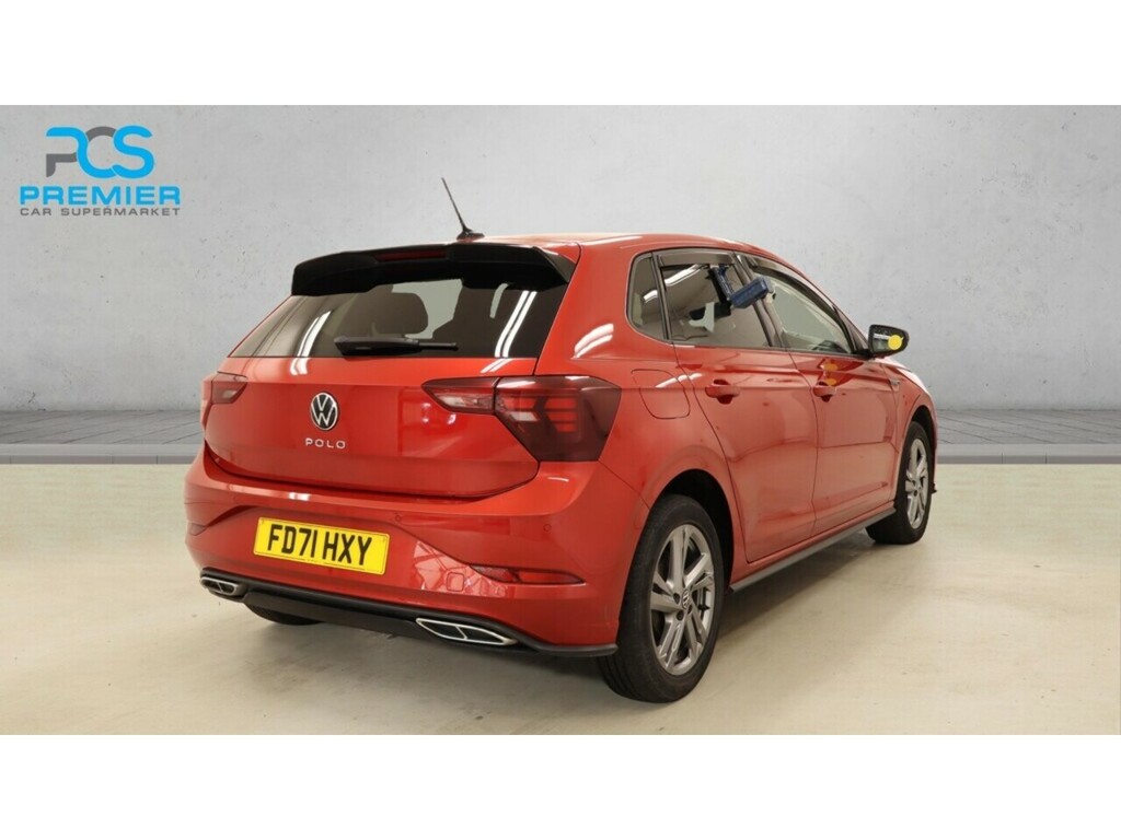 Volkswagen Polo Tsi R-line Red #4