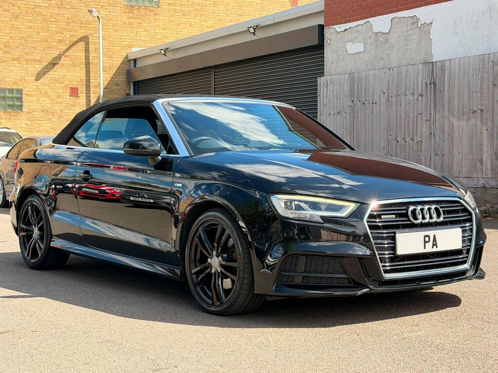 Audi A3 Cabriolet 2.0 Tdi S Line S Tronic 6Spd Quattro Euro 6 Black #4