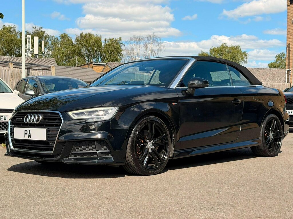 Audi A3 Cabriolet 2.0 Tdi S Line S Tronic 6Spd Quattro Euro 6 Black #5