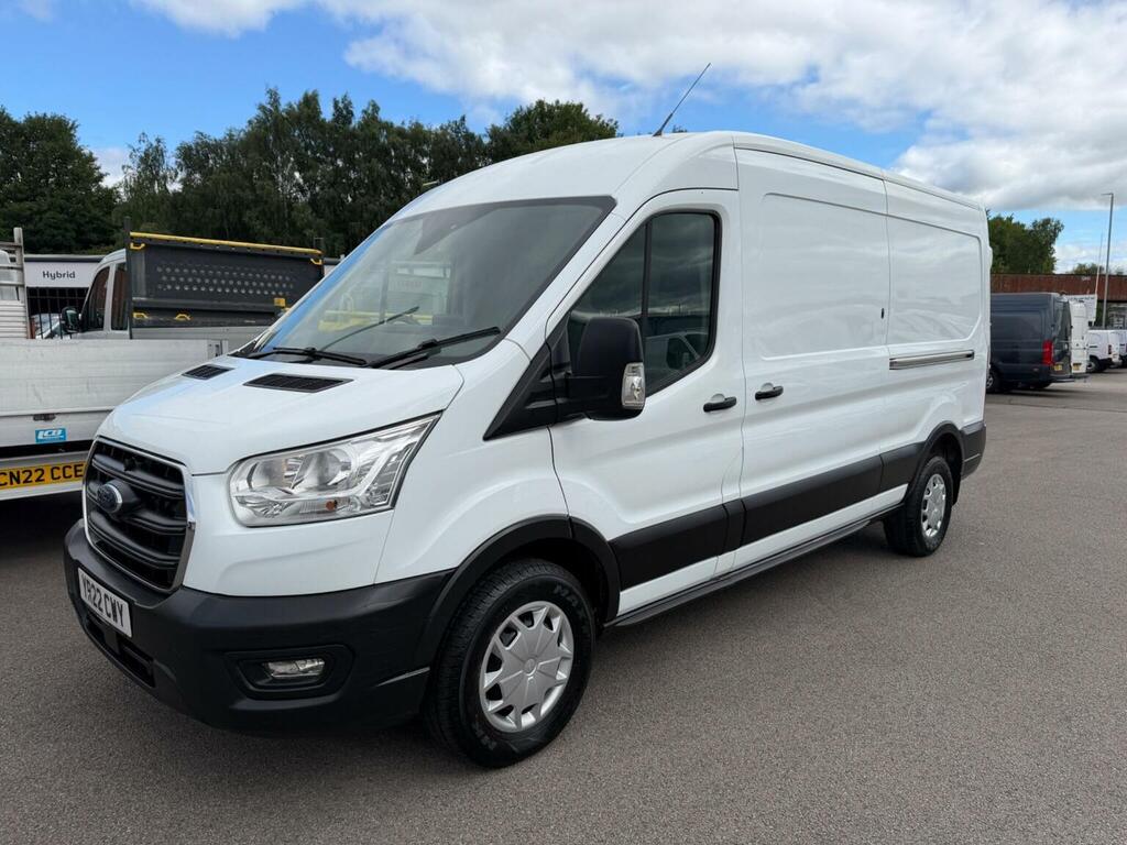 Ford Transit Custom Panel Van 2.0 350 Ecoblue Trend Fwd L3 H2 Euro 6 YR22CWY White #3