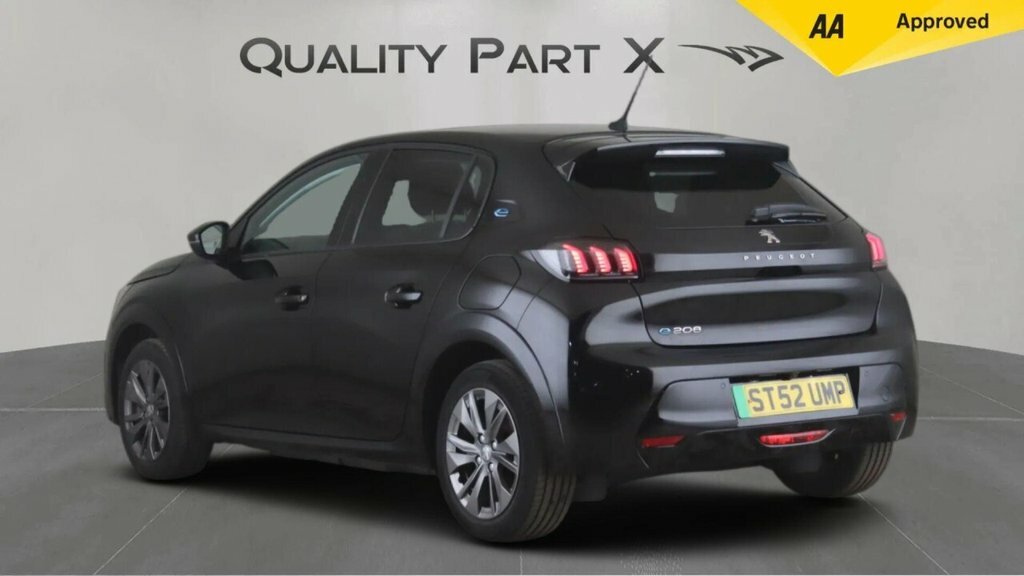 Peugeot e-208 Hatchback ST52UMP Black #5