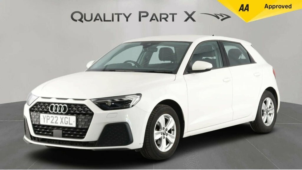 Audi A1 Hatchback YP22XGL White #3