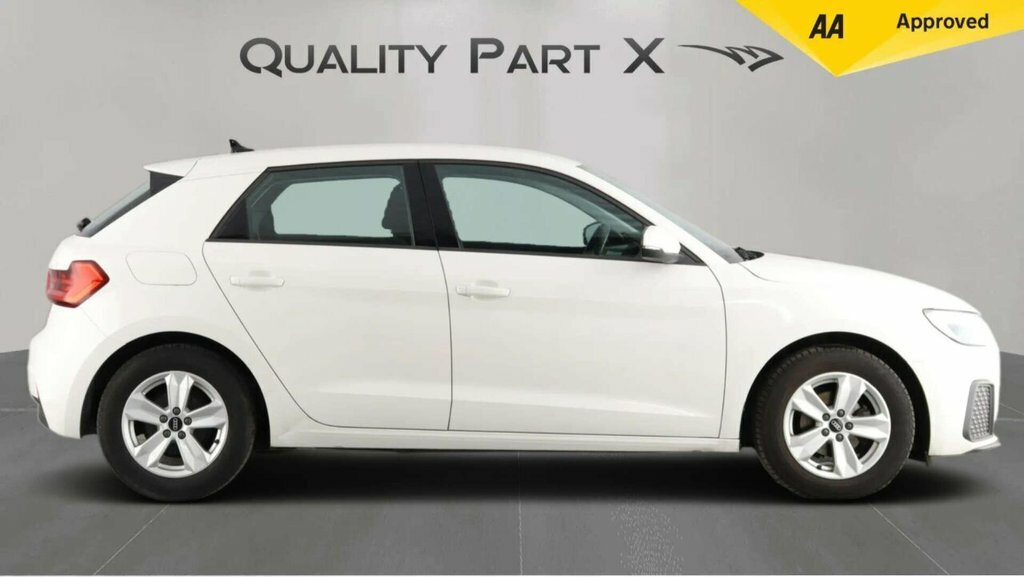 Audi A1 Hatchback YP22XGL White #4