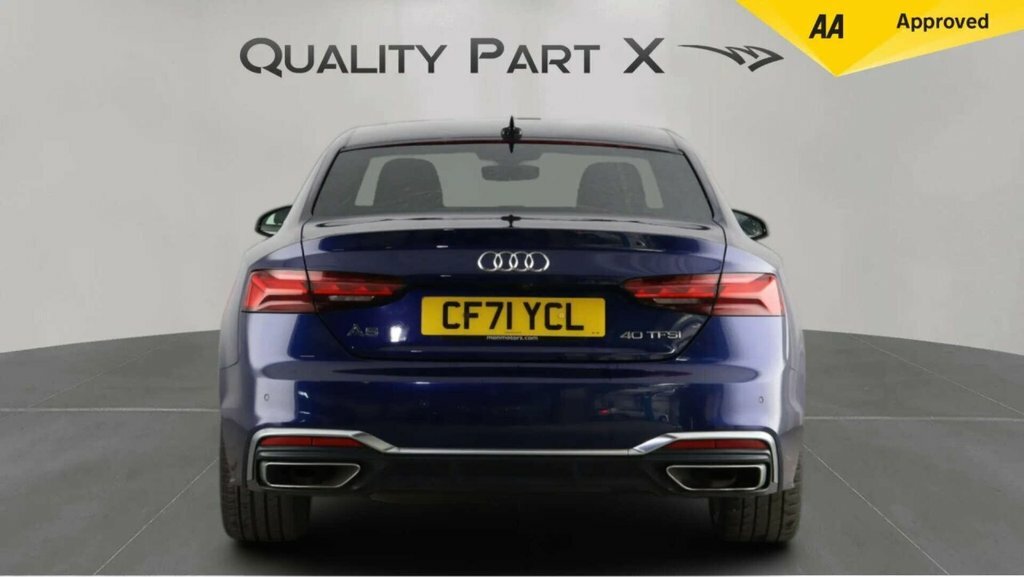 Audi A5 Coupe CF71YCL Blue #6