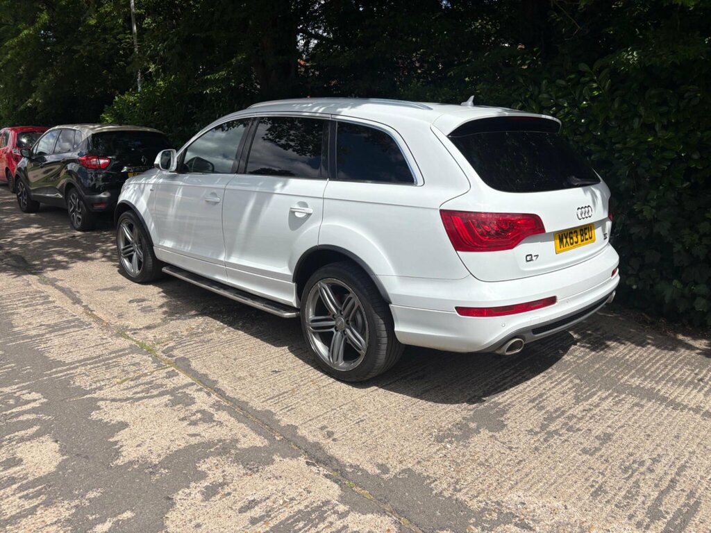 Audi Q7 3.0 Tdi V6 S Line Plus Tiptronic Quattro Euro 5 S White #4