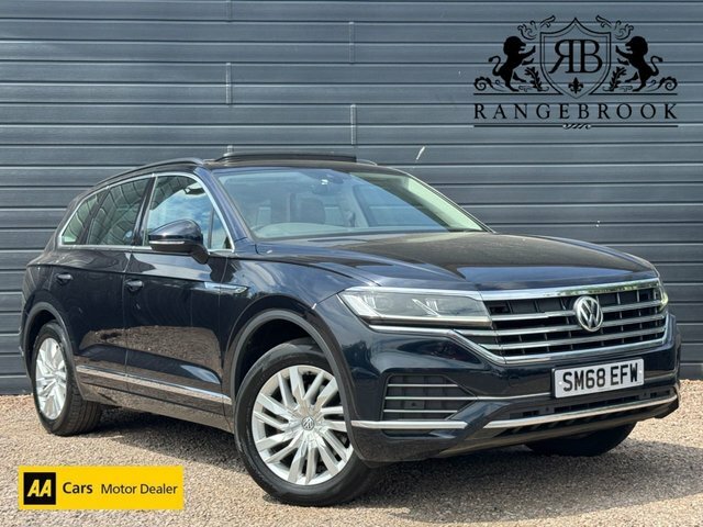 Volkswagen Touareg 2018 3.0 Tdi V6 Sel Suv Tiptronic 4Moti Blue