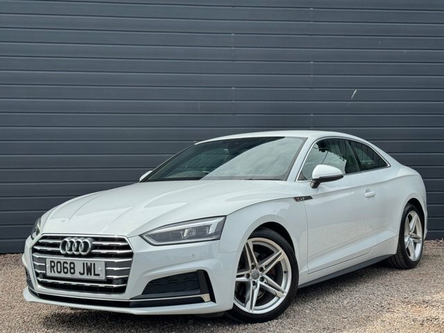 Audi A5 2018 1.4 Tfsi S Line Coupe White #4