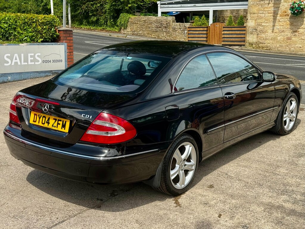Mercedes-Benz CLK 2.7 Clk270 Cdi Avantgarde Coupe Black #4