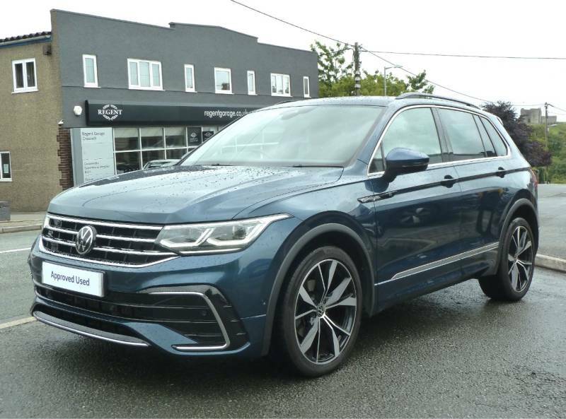 Volkswagen Tiguan 2.0 Tdi 4Motion R-line Dsg - 2022 22 CX22XCN Blue #2