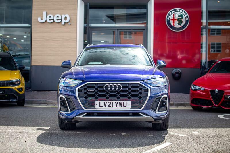 Audi Q5 2.0 Tfsi 45 S Line S Tronic Quattro Euro 6 Ss 5 LV21YWU Blue #2