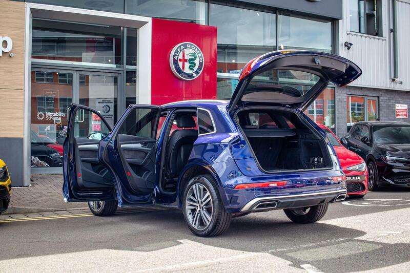 Audi Q5 2.0 Tfsi 45 S Line S Tronic Quattro Euro 6 Ss 5 LV21YWU Blue #5