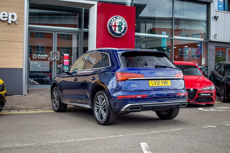 Audi Q5 2.0 Tfsi 45 S Line S Tronic Quattro Euro 6 Ss 5 LV21YWU Blue #4