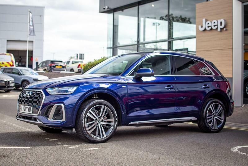 Audi Q5 2.0 Tfsi 45 S Line S Tronic Quattro Euro 6 Ss 5 LV21YWU Blue #6