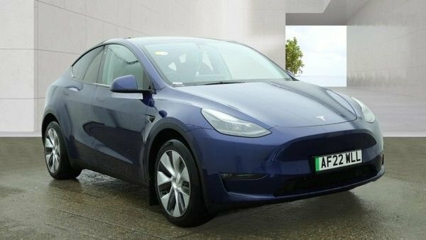 Tesla Model Y Dual Motor Long Range Suv 4Wde Blue