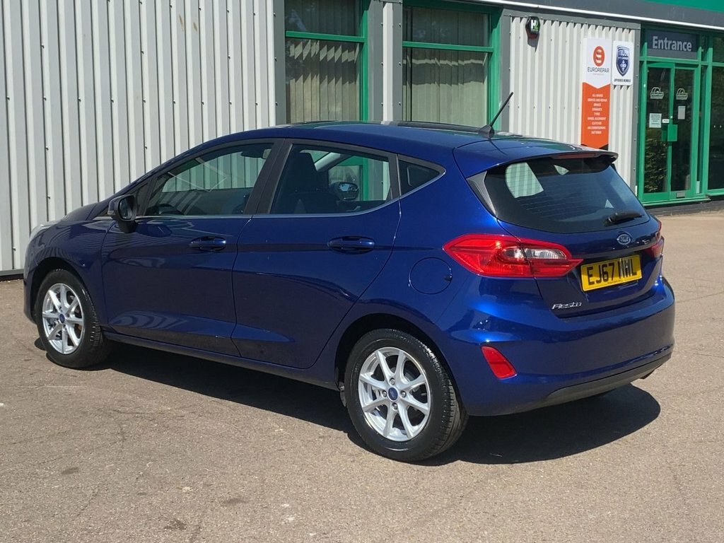 Ford Fiesta 2017 1.1 Ti-vct Zetec Hatchback Blue #5