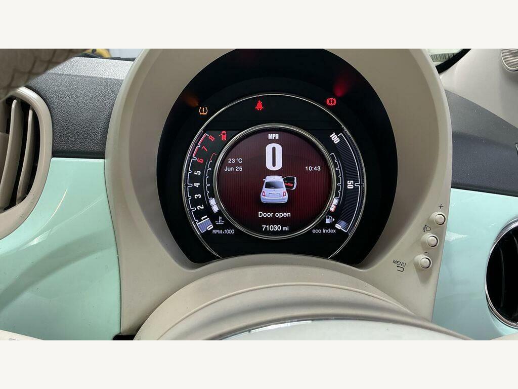 Fiat 500 1.2 Lounge Euro 6 Ss 2016 Grey #12