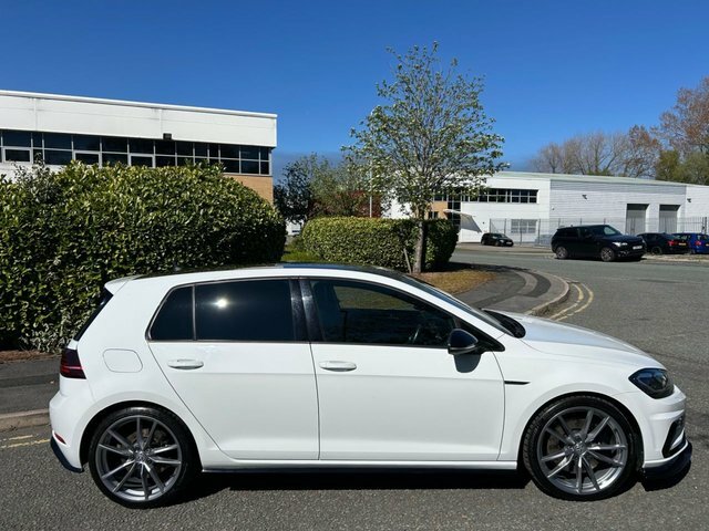 Volkswagen Golf Tsi R Hatchback White #3