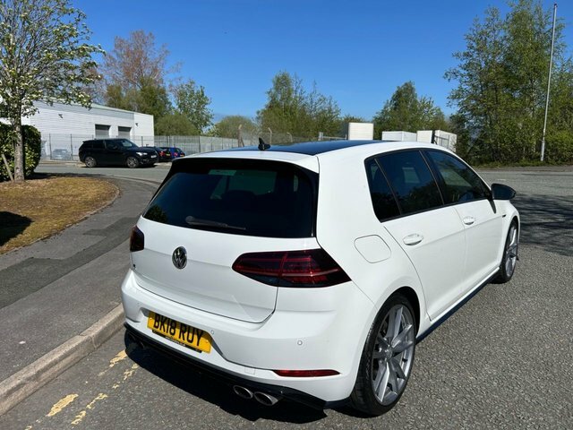 Volkswagen Golf Tsi R Hatchback White #4