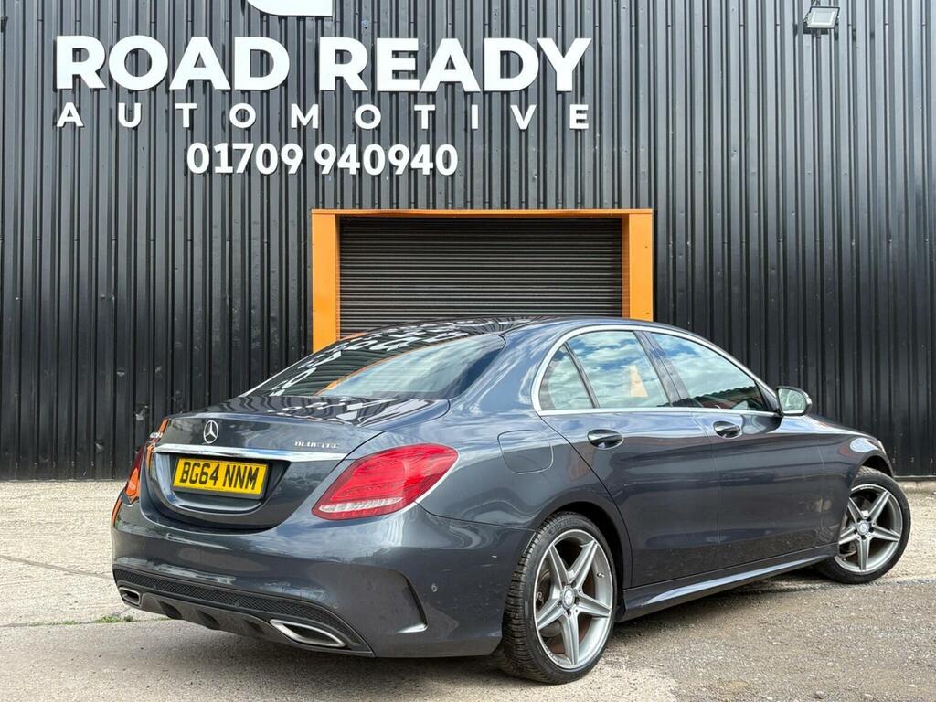 Mercedes-Benz C Class Saloon 2.1 C220 Bluetec Amg Line G-tronic Euro 6 BG64NNM Grey #4
