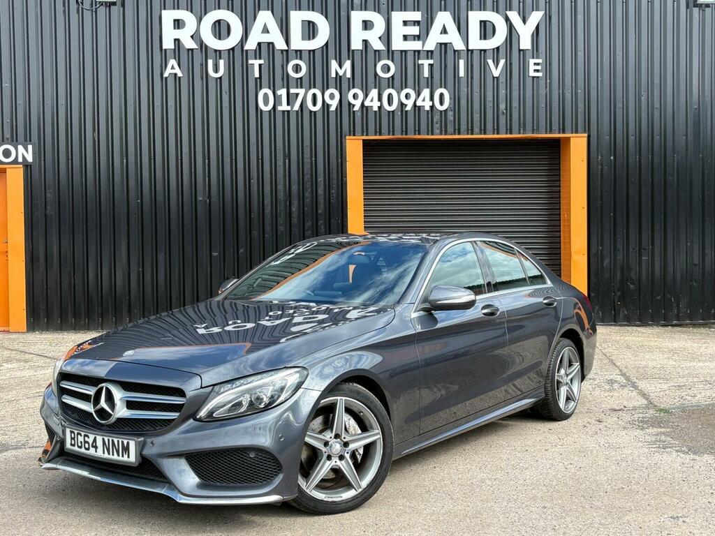 Mercedes-Benz C Class Saloon 2.1 C220 Bluetec Amg Line G-tronic Euro 6 BG64NNM Grey #6