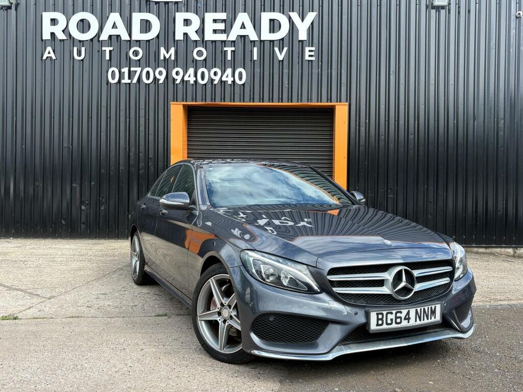Mercedes-Benz C Class Saloon 2.1 C220 Bluetec Amg Line G-tronic Euro 6 Grey