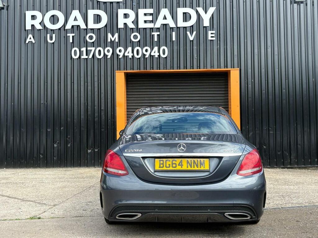Mercedes-Benz C Class Saloon 2.1 C220 Bluetec Amg Line G-tronic Euro 6 BG64NNM Grey #5