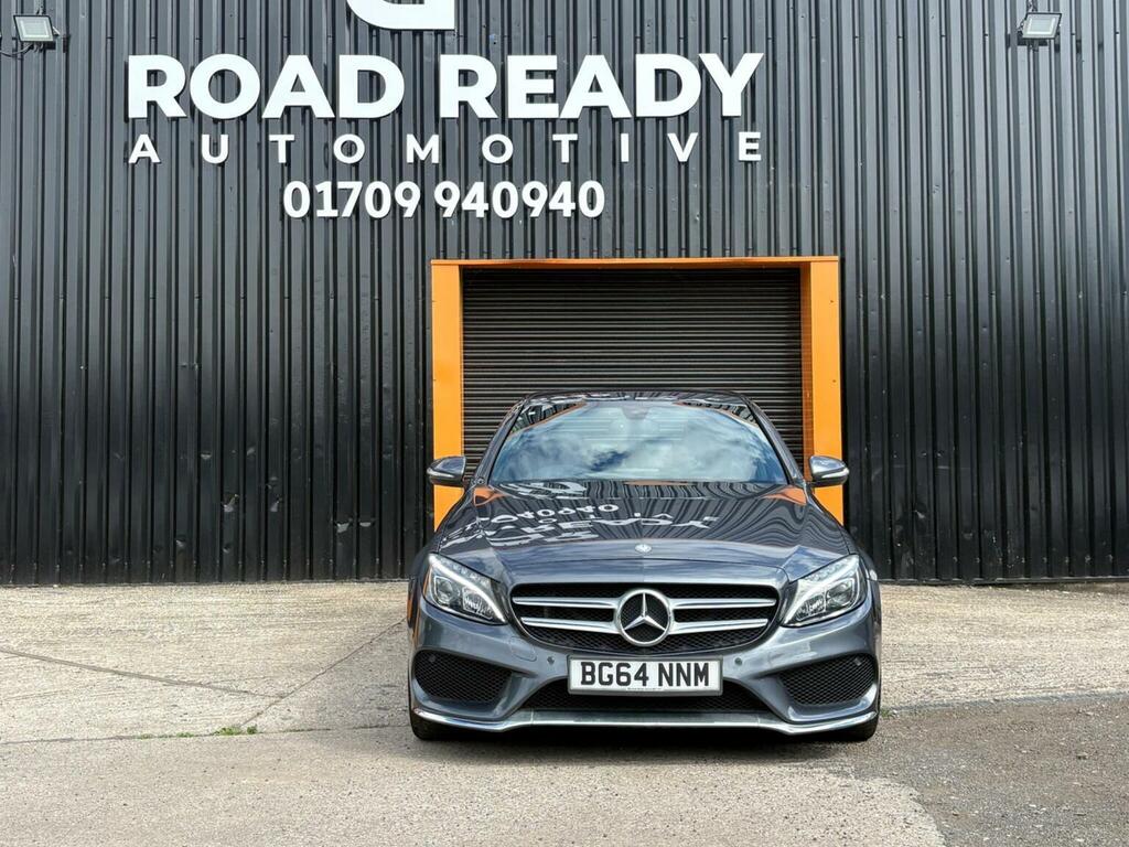 Mercedes-Benz C Class Saloon 2.1 C220 Bluetec Amg Line G-tronic Euro 6 BG64NNM Grey #2