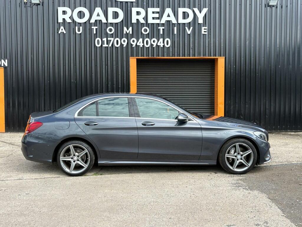 Mercedes-Benz C Class Saloon 2.1 C220 Bluetec Amg Line G-tronic Euro 6 BG64NNM Grey #3