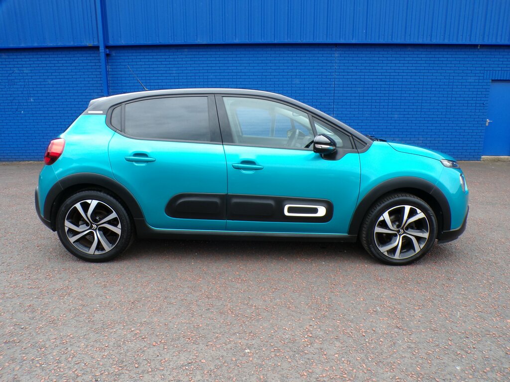Citroen C3 2023 Citroen C3 1.2 Puretech Shine Plus Ss Eat6 AMZ2863 Blue #2