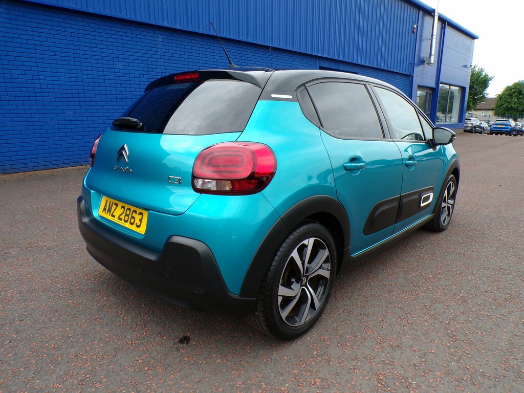 Citroen C3 2023 Citroen C3 1.2 Puretech Shine Plus Ss Eat6 AMZ2863 Blue #3