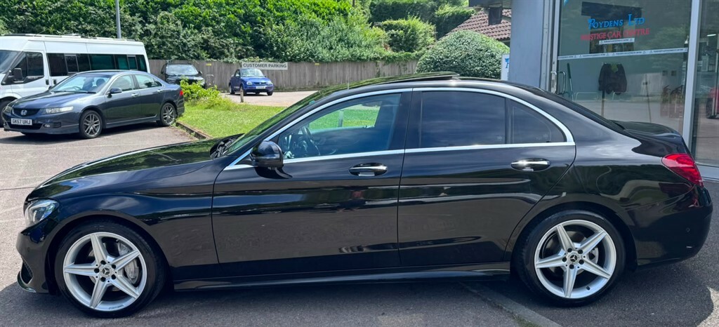 Mercedes-Benz C Class Amg Line Premium Black #6