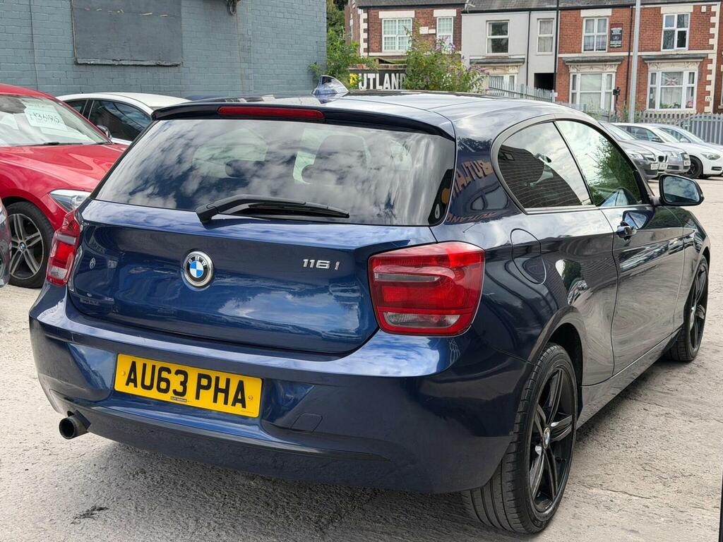 BMW 1 Series 1.6 116I Sport Euro 6 Ss Blue #4