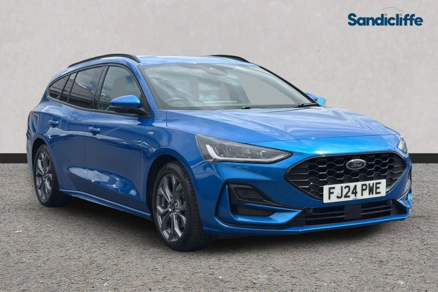 Ford Focus Focus St-line Estate 1.0L Ecoboost 155Ps Mhev Fwd Blue