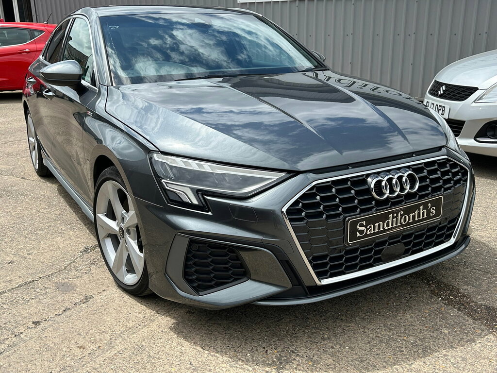 Audi A3 1.5 Tfsi 35 S Line Saloon Euro 6 Grey #3