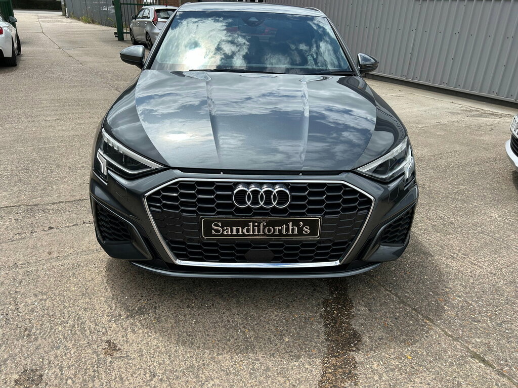 Audi A3 1.5 Tfsi 35 S Line Saloon Euro 6 Grey #4