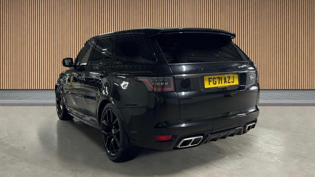 Land Rover Range Rover Sport 5.0 P575 V8 Svr Carbon Edition Suv FG71AZJ Black #2