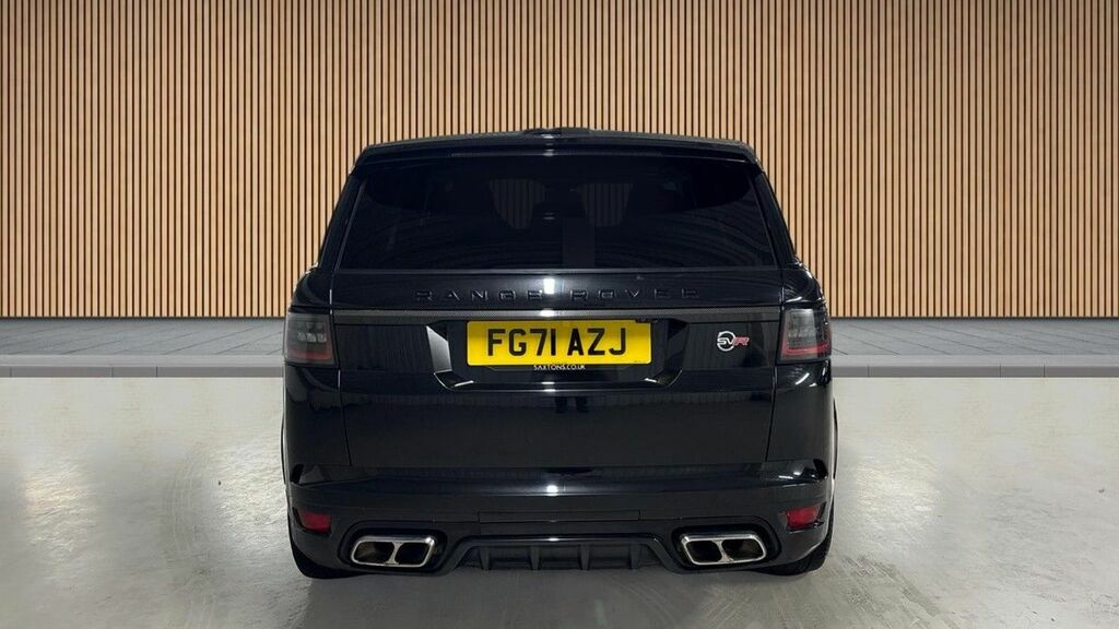 Land Rover Range Rover Sport 5.0 P575 V8 Svr Carbon Edition Suv FG71AZJ Black #4