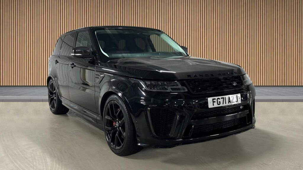 Land Rover Range Rover Sport 5.0 P575 V8 Svr Carbon Edition Suv FG71AZJ Black