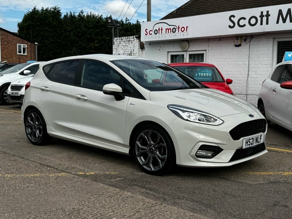 Ford Fiesta 1L St-line Edition HS21NLF White #4