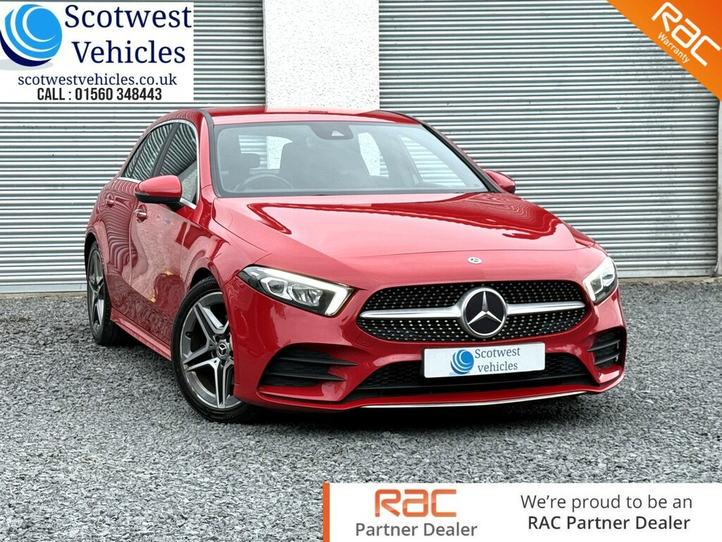 Mercedes-Benz A Class 1.5 A180d Amg Line 2018 Red
