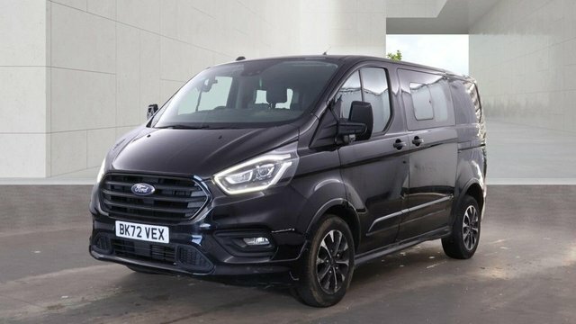 Ford Transit Custom 320 Ecoblue Sport Crew BK72VEX Black #2