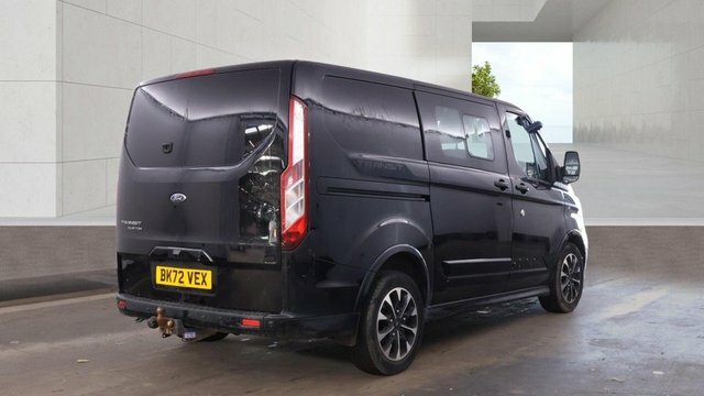 Ford Transit Custom 320 Ecoblue Sport Crew BK72VEX Black #4