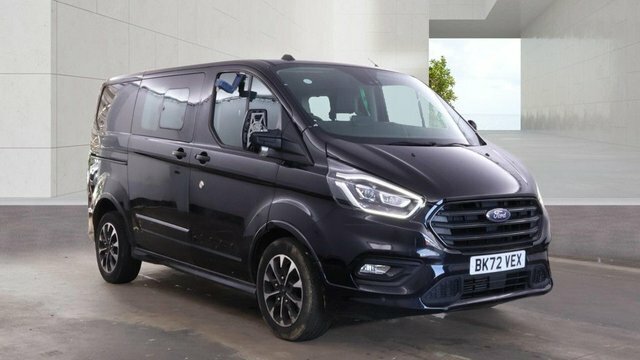 Ford Transit Custom 320 Ecoblue Sport Crew BK72VEX Black
