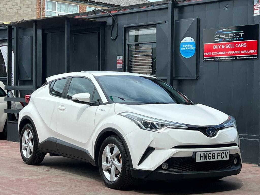 Toyota C-Hr 1.8 Vvt-h Icon Cvt Euro 6 Ss White