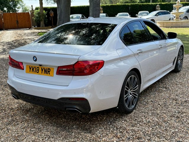 BMW 5 Series 2018 2.0 520I Gpf M Sport Saloon E White #2